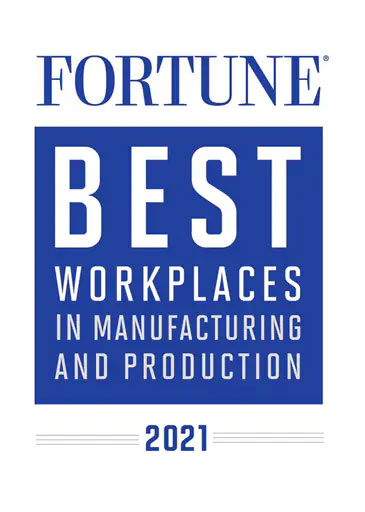 Fortune Best Manufacturing Workplace 2021